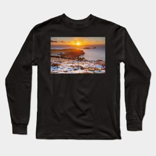 Worms Head, Rhossili Bay, Gower Long Sleeve T-Shirt